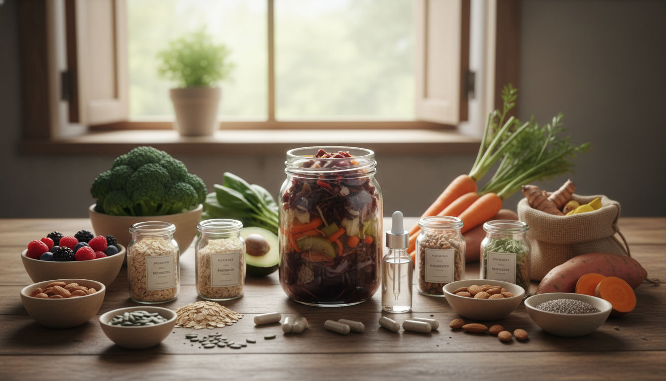 Editorial photograph for article about: The Microbiome Reset: How to Rebuild Your Gut Ecosystem for Optimal Health (And Why Y