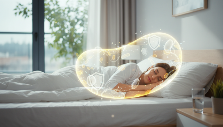 Editorial photograph for article about: The Sleep-Immunity Connection: How Your Nightly Rest Determines Your Body\'s Defense S