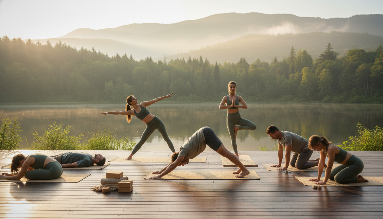 Editorial photograph for article about: Top 7 Yoga Poses for Stress Relief: A 2026 Beginner\'s Guide