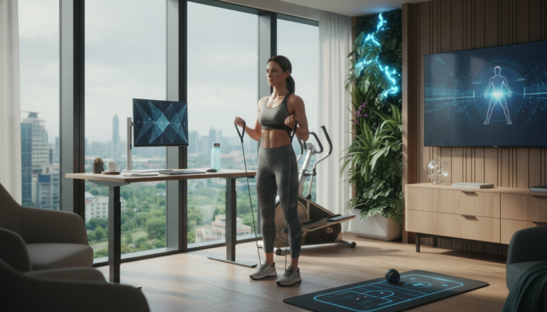 Editorial photograph for article about: How to Stay Active While Working from Home in 2026: Tips and Tricks