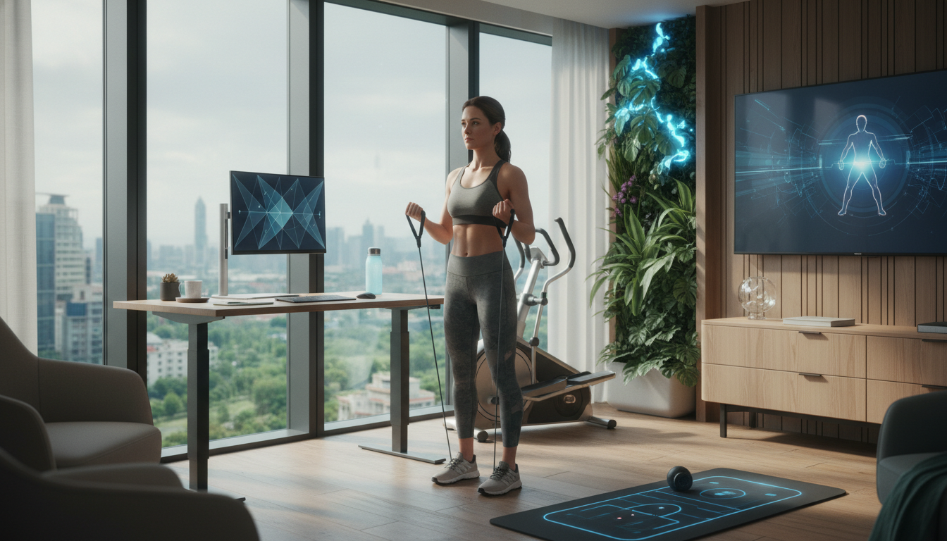 Editorial photograph for article about: How to Stay Active While Working from Home in 2026: Tips and Tricks