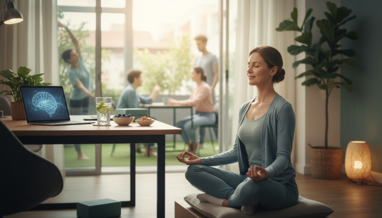 Editorial photograph for article about: The Complete Guide to Workplace Stress Management: Transform Your Work Life Through H