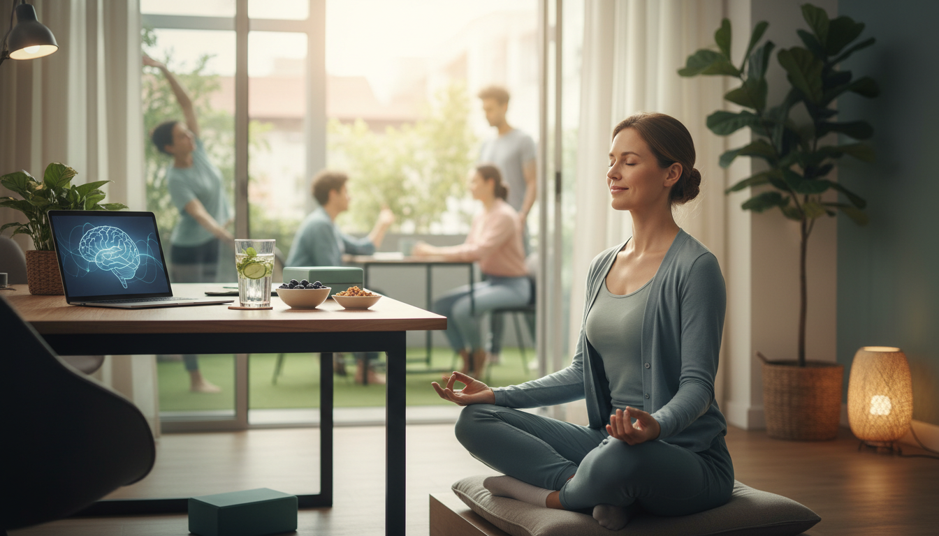 Editorial photograph for article about: The Complete Guide to Workplace Stress Management: Transform Your Work Life Through H