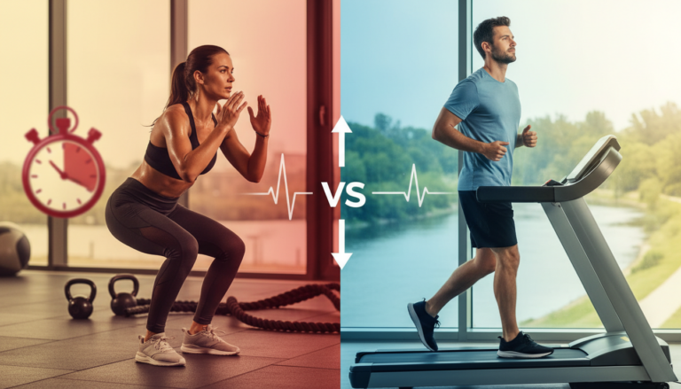 Editorial photograph for article about: HIIT vs Steady State Cardio: Your Complete Guide to Choosing the Right Cardio Method