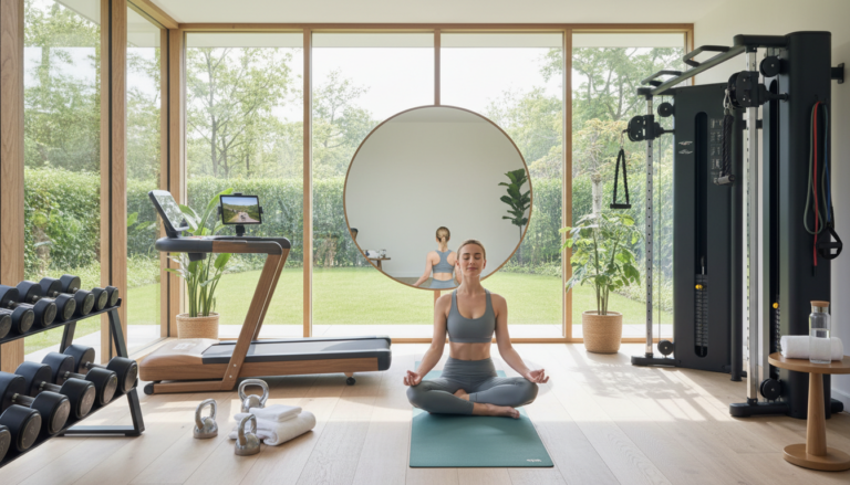 Editorial photograph for article about: The Complete Home Gym Equipment Guide for Physical and Mental Wellness